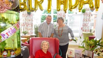 Great-great grandmother celebrates 100th birthday at Rochdale care home